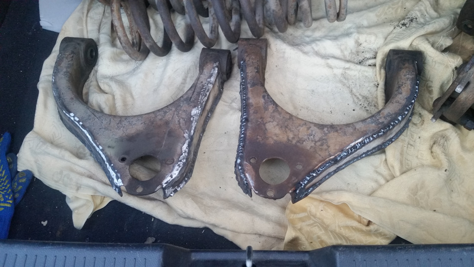 [8]. Разбор подвески 105 и усиление рычагов — ГАЗ 24, 3,5 л, 1973 года ...