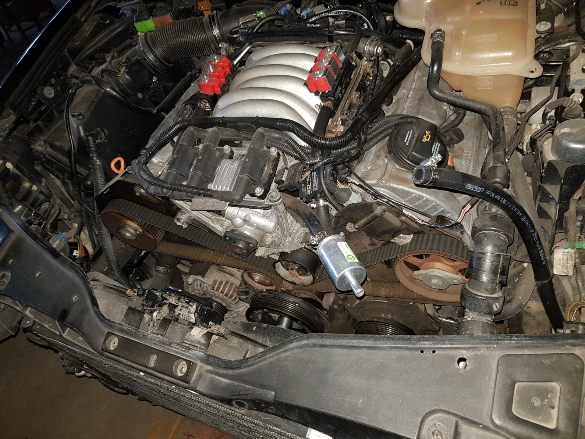 Passat b5.5 v6 4motion замена ремня ГРМ — Volkswagen Passat B5, 2,8 л ...