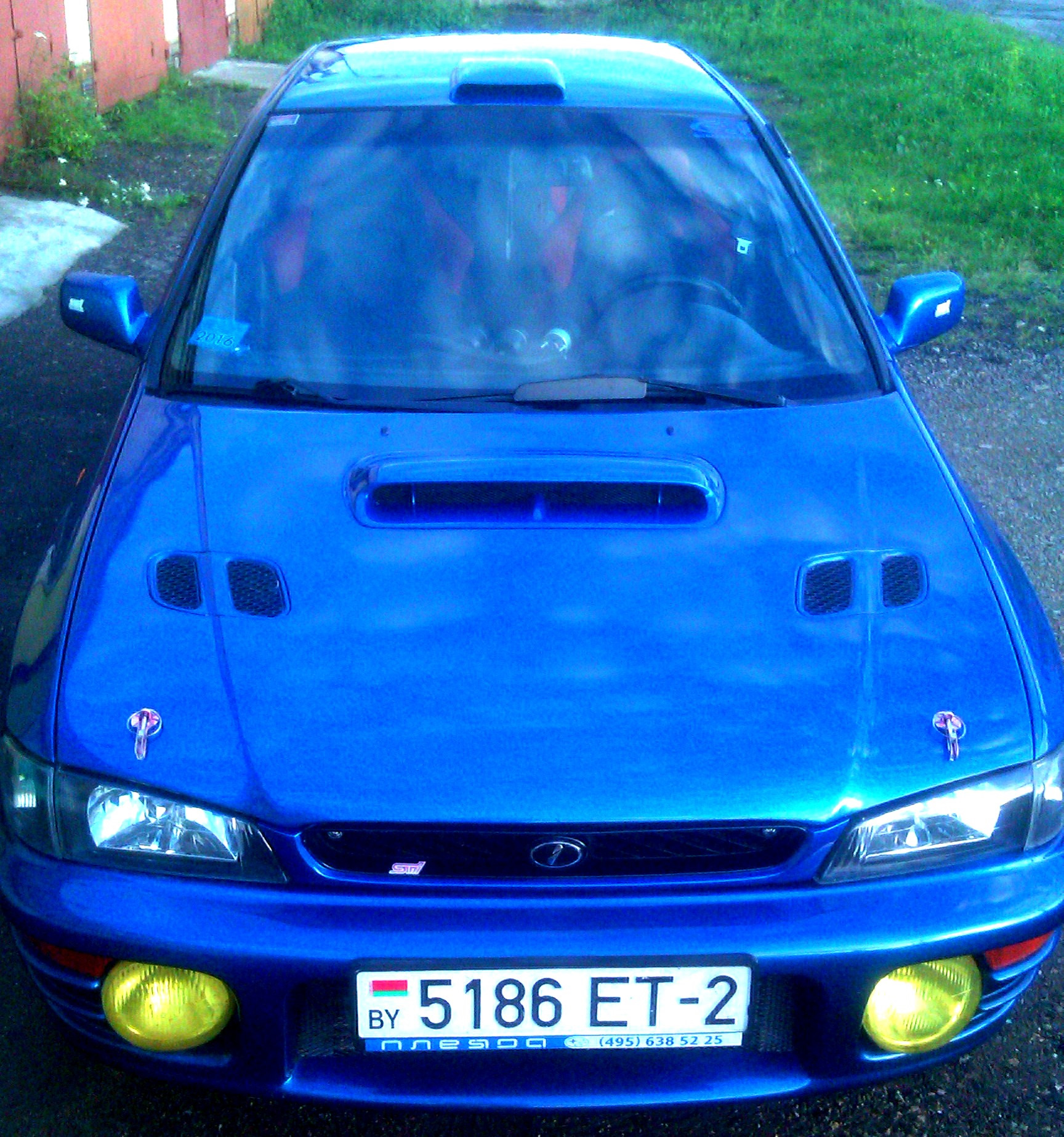 Воздухозаборник на крышу)) — Subaru Impreza WRX (GC, GL), 2 л, 1999 года |  стайлинг | DRIVE2