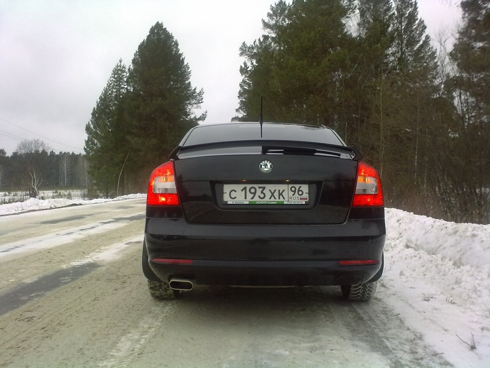 Спойлер РС. — Skoda Octavia A5 Mk2, 1,6 л, 2011 года | тюнинг | DRIVE2