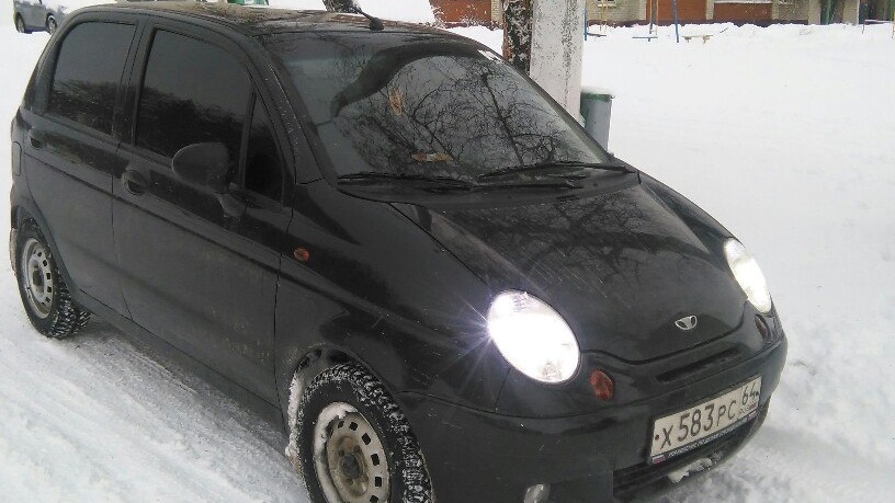 Daewoo Matiz черный тонированный