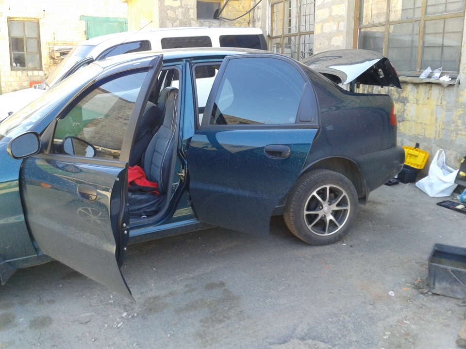 газовые поршни — Daewoo Sens, 1,3 л, 2007 года | стайлинг | DRIVE2