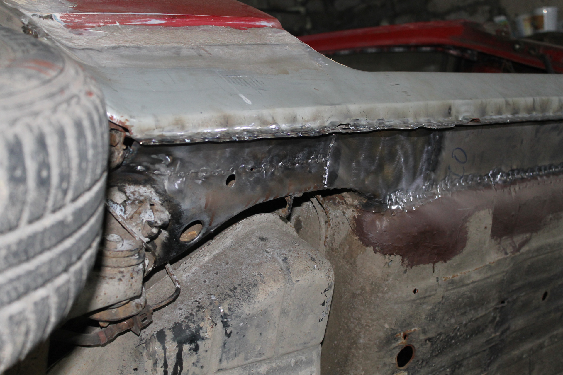 загнуло лонжерон