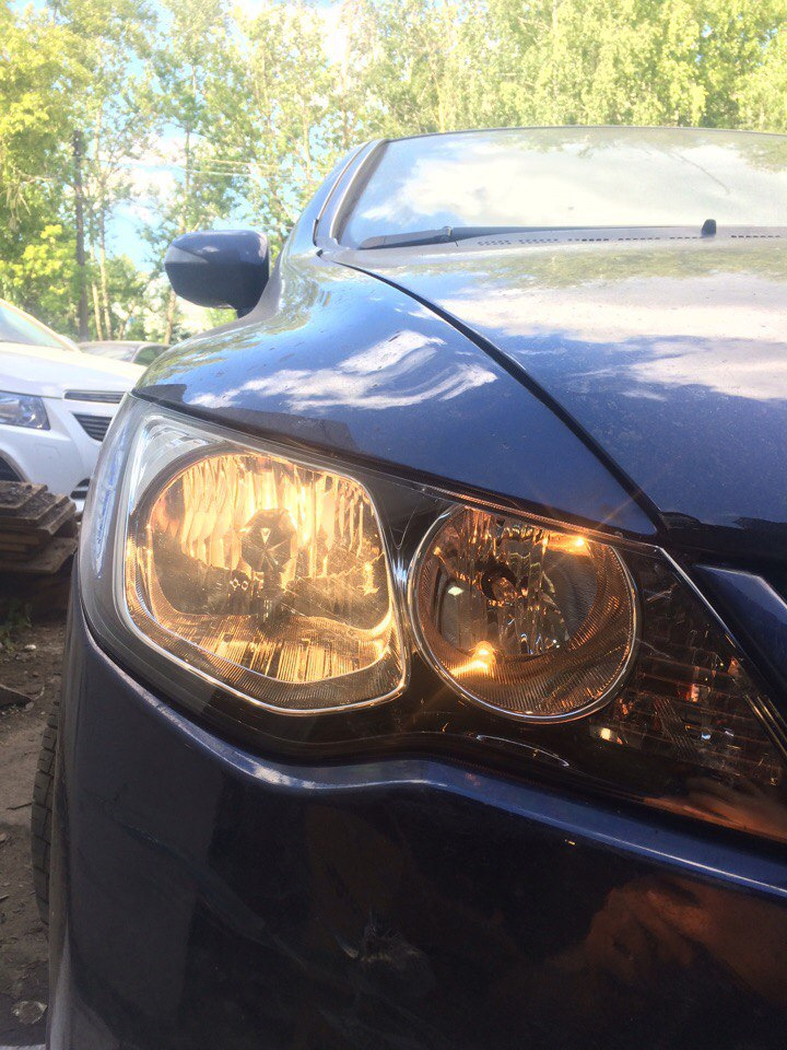 Замена фар — Honda Civic 4D (8G), 1,8 л, 2008 года | визит на сервис ...