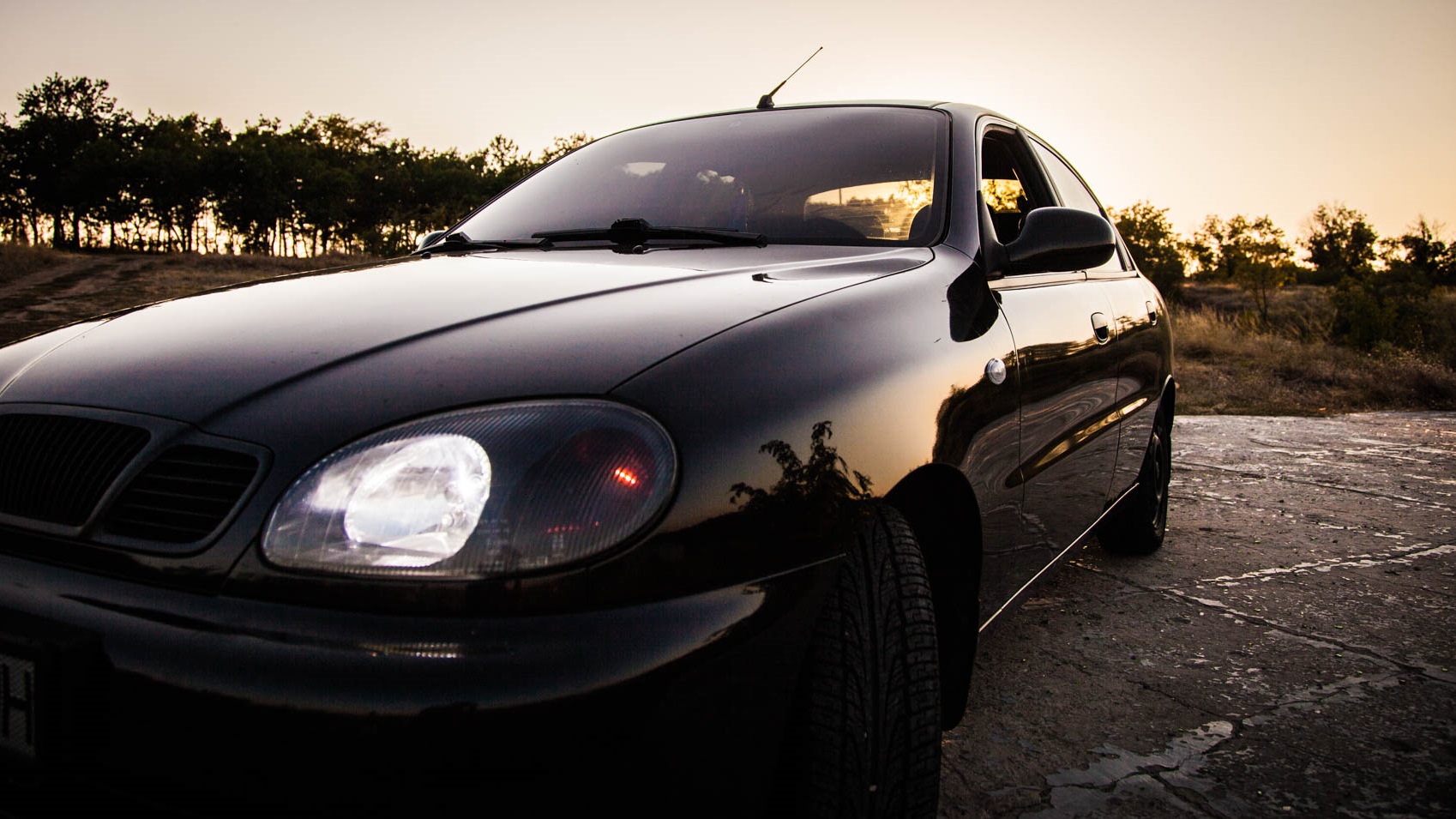 Chevrolet lanos Black