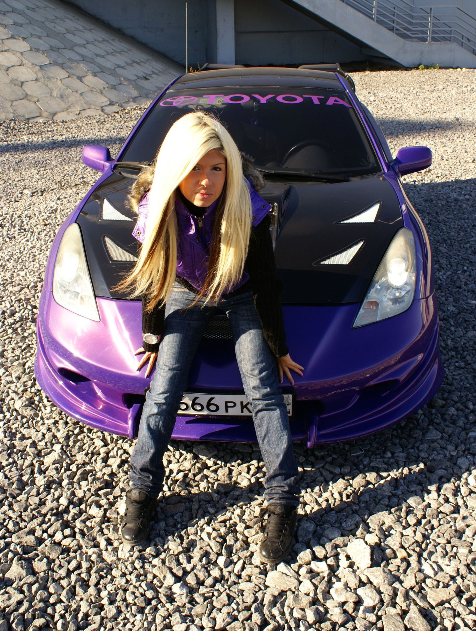 Violet Dragon Toyota Celica 18 2000