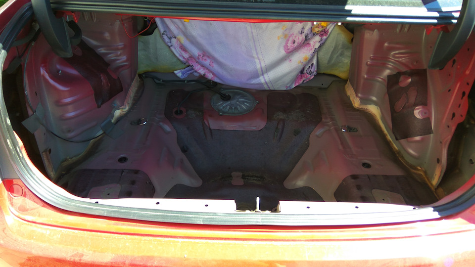 Шумка Аккордиона. Часть 2-ая — Багажник. — Honda Accord (7G), 2,4 л ...