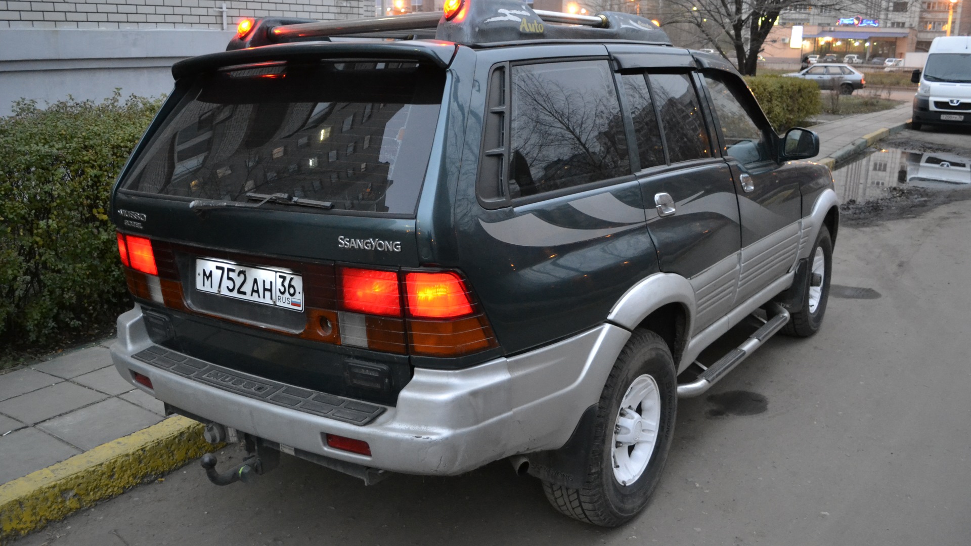 SsangYong Musso 2.9 дизельный 1995 | ЗЕЛЕНЫЙ НОСОРОГ на DRIVE2