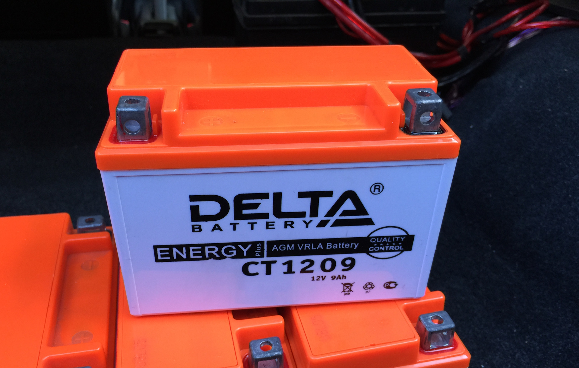 Аккумулятор delta 12v 12ah