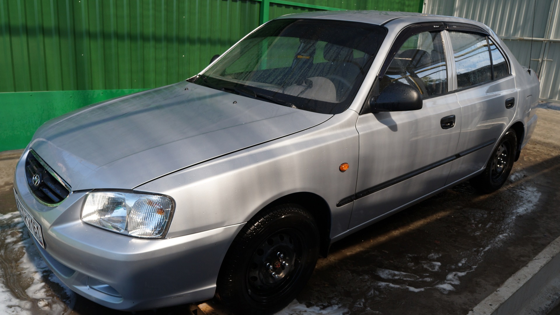 Hyundai Accent (2G) 1.6 бензиновый 2006 | Azov Taxi) на DRIVE2