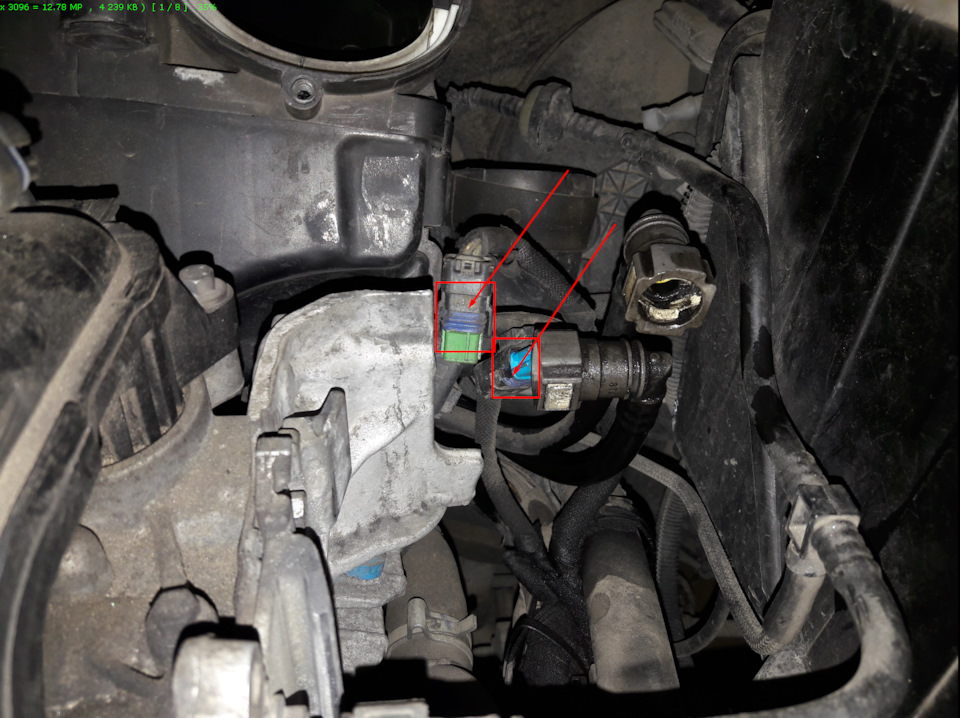 Уплотнительные резинки на фишки топливника — Peugeot 308 (1G)