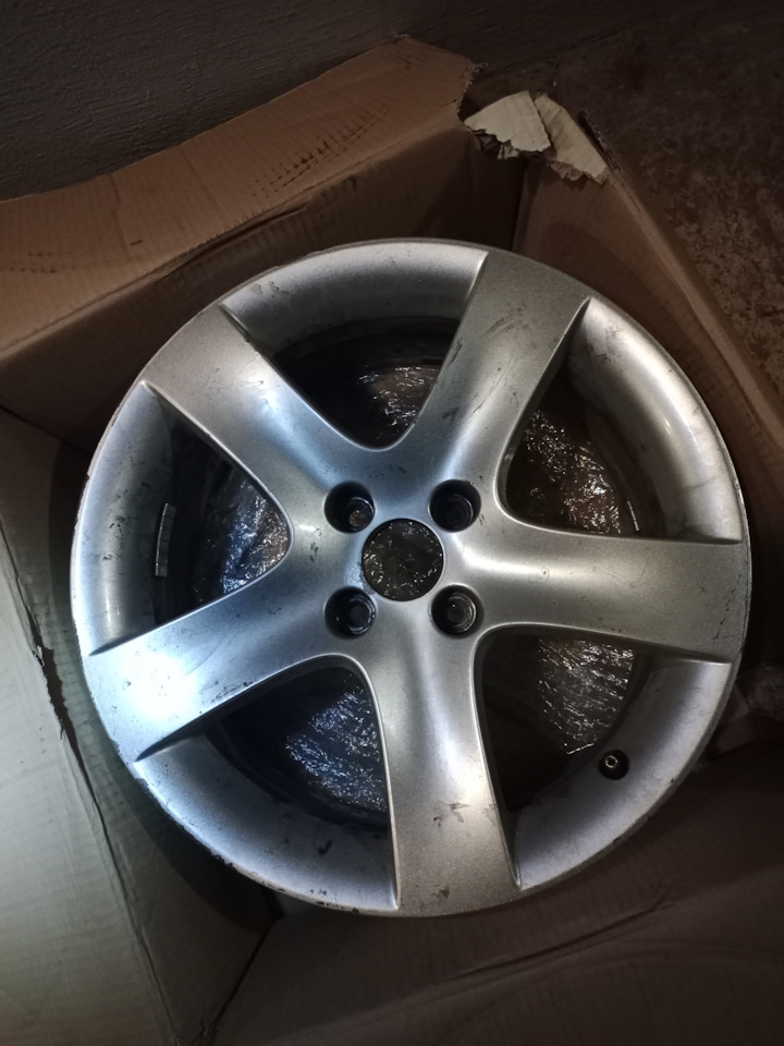Литые диски Peugeot 7,5Jx17 ET-32 4x108 на Peugeot 307, Peugeot 308 (1G ...