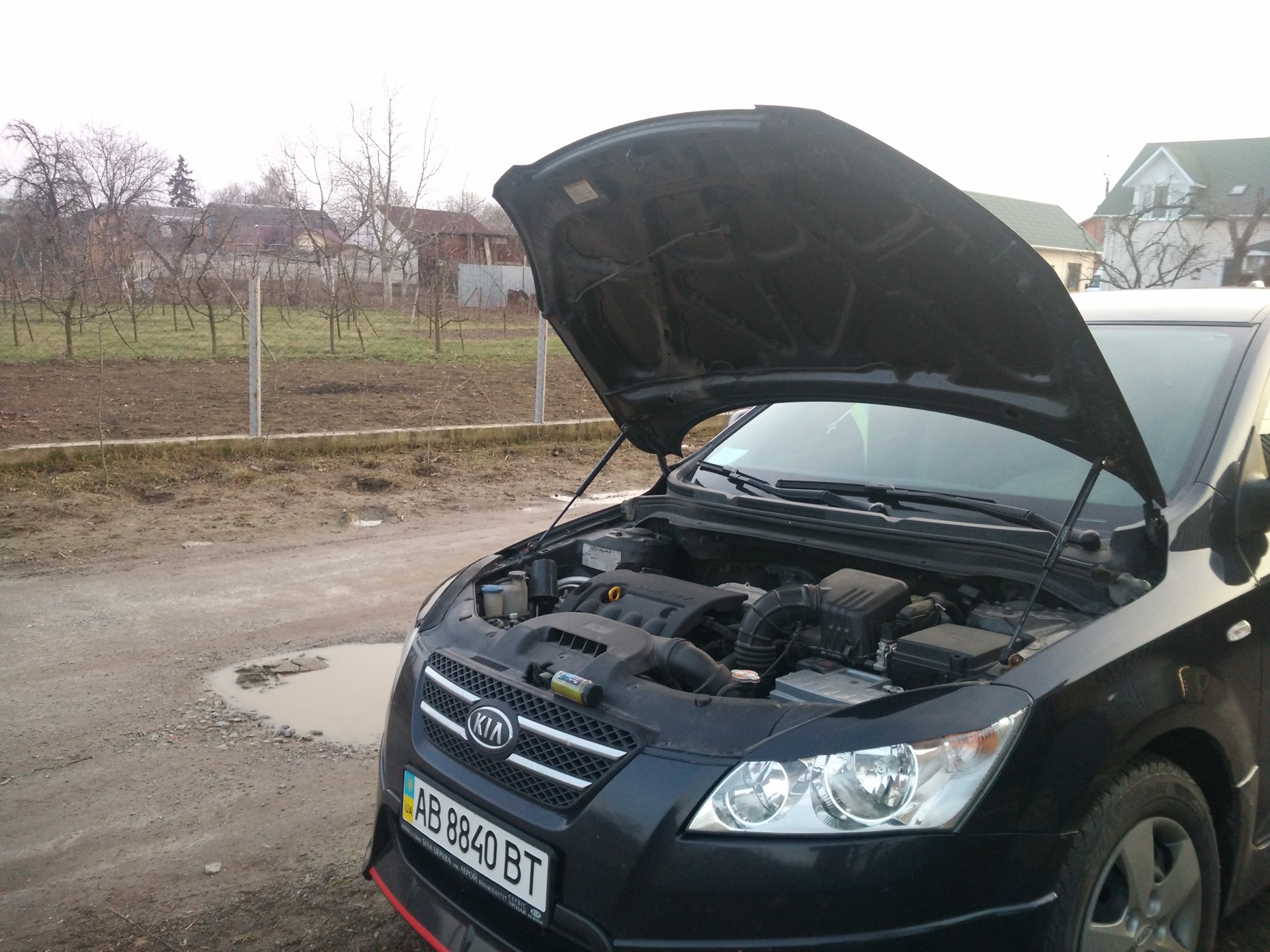 Газовые капота. Упор капота Киа СИД 2008. Амортизатор капота Kia Ceed ed 2008 года.