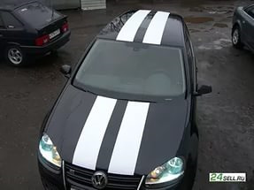 Покраска авто с полосами