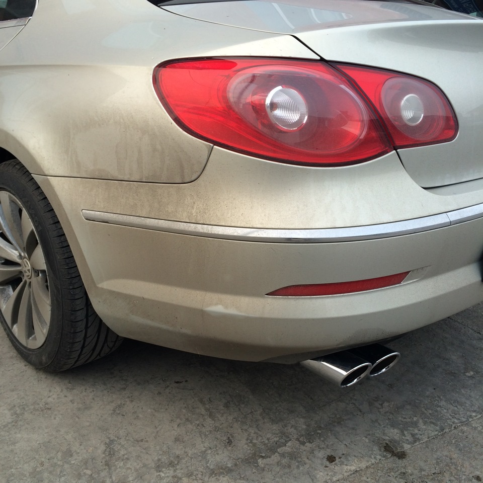 насадки на глушитель — Volkswagen Passat CC, 2 л, 2009 года | тюнинг ...