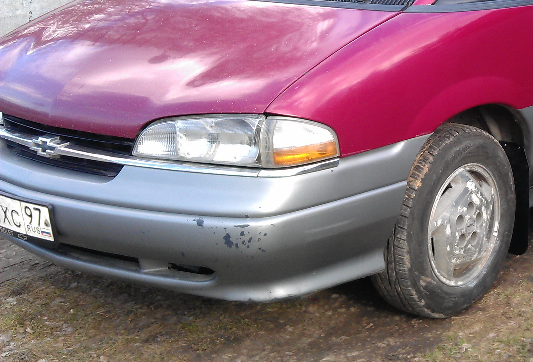 Реставрация и Покраска Переднего Бампера — Chevrolet Lumina APV, 3,8 л,  1994 года | своими руками | DRIVE2