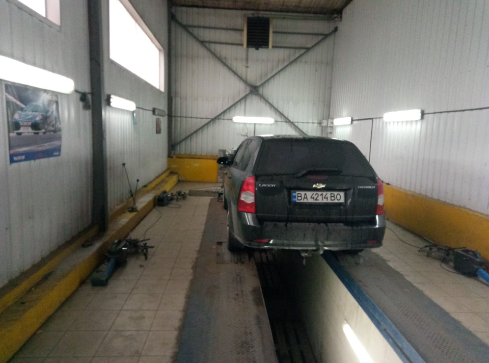 Развал-схождение колес — Chevrolet Lacetti SW, 1,8 л, 2005 года ...