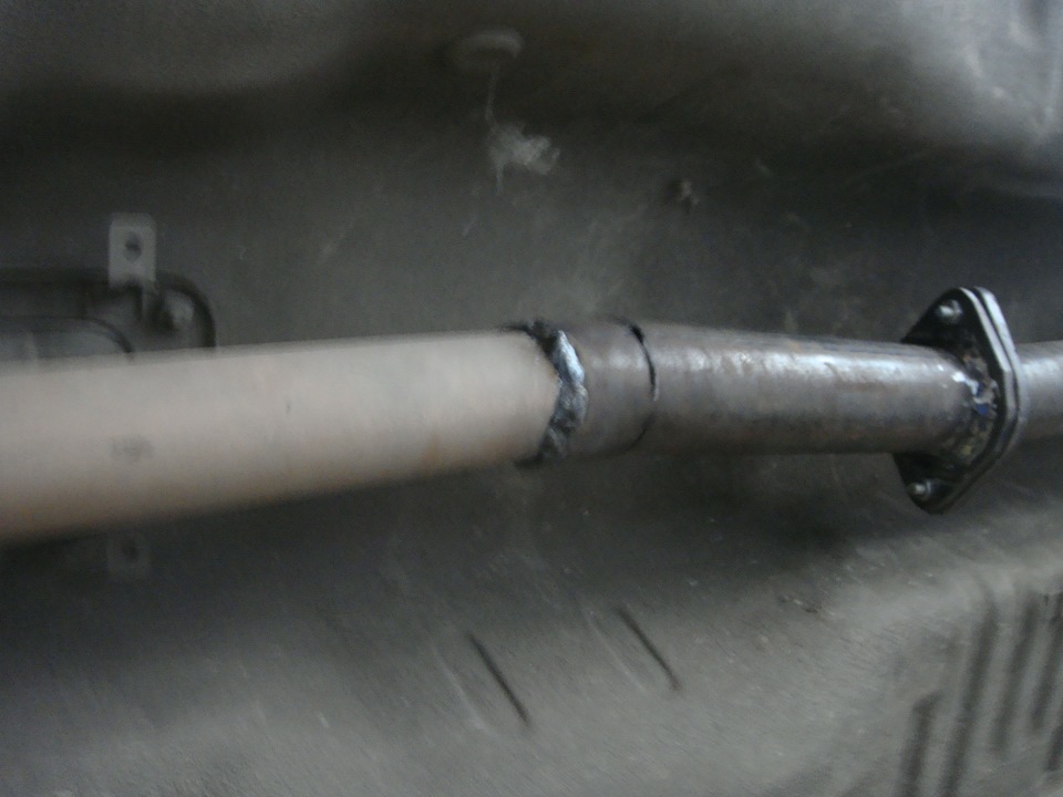 Сварка глушителя, часть 2 — Toyota Camry (V10), 1,8 л, 1986 года ...