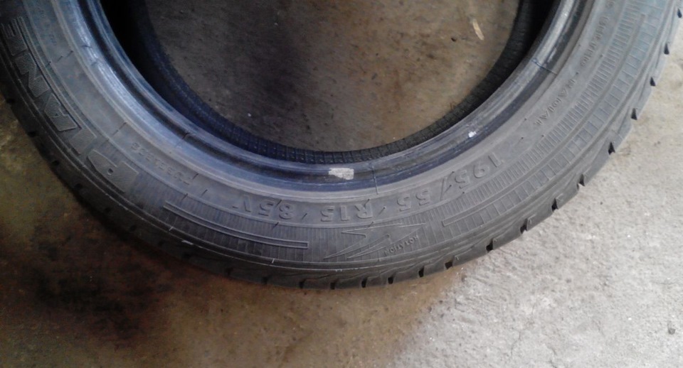 прикупил резину к лету 195 55 15 — Lada 2115, 1,6 л, 2009 года | шины ...