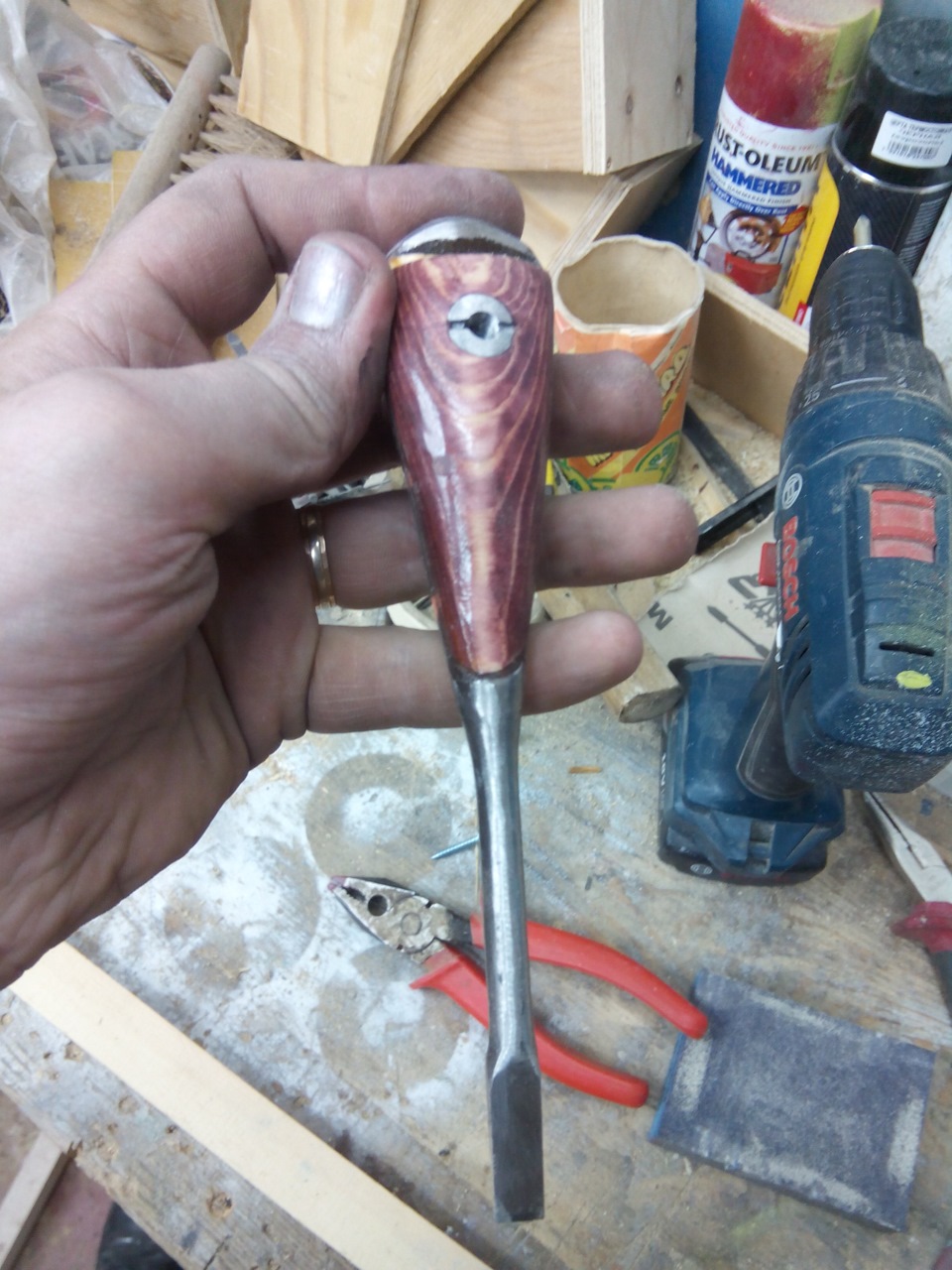 Делаем эксклюзивные ручки для отверток Screwdriver, Custom, Shop towels