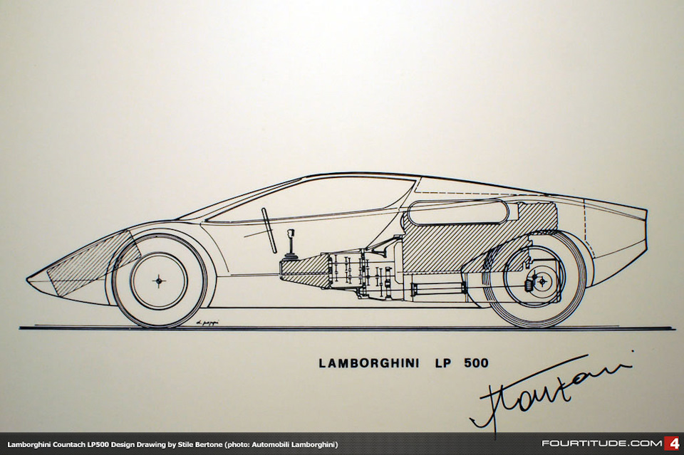 Ламборгини каунтач чертеж