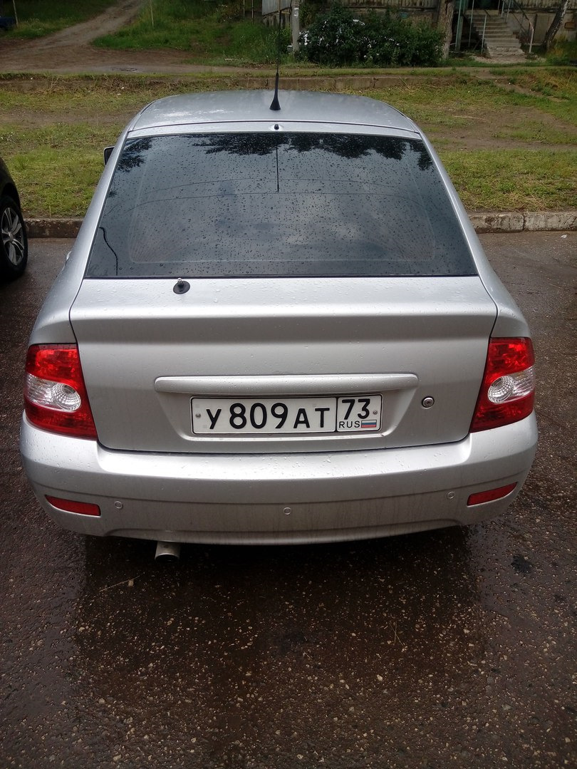 Задняя сабля в цвет — Lada Приора хэтчбек, 1,6 л, 2008 года | стайлинг ...