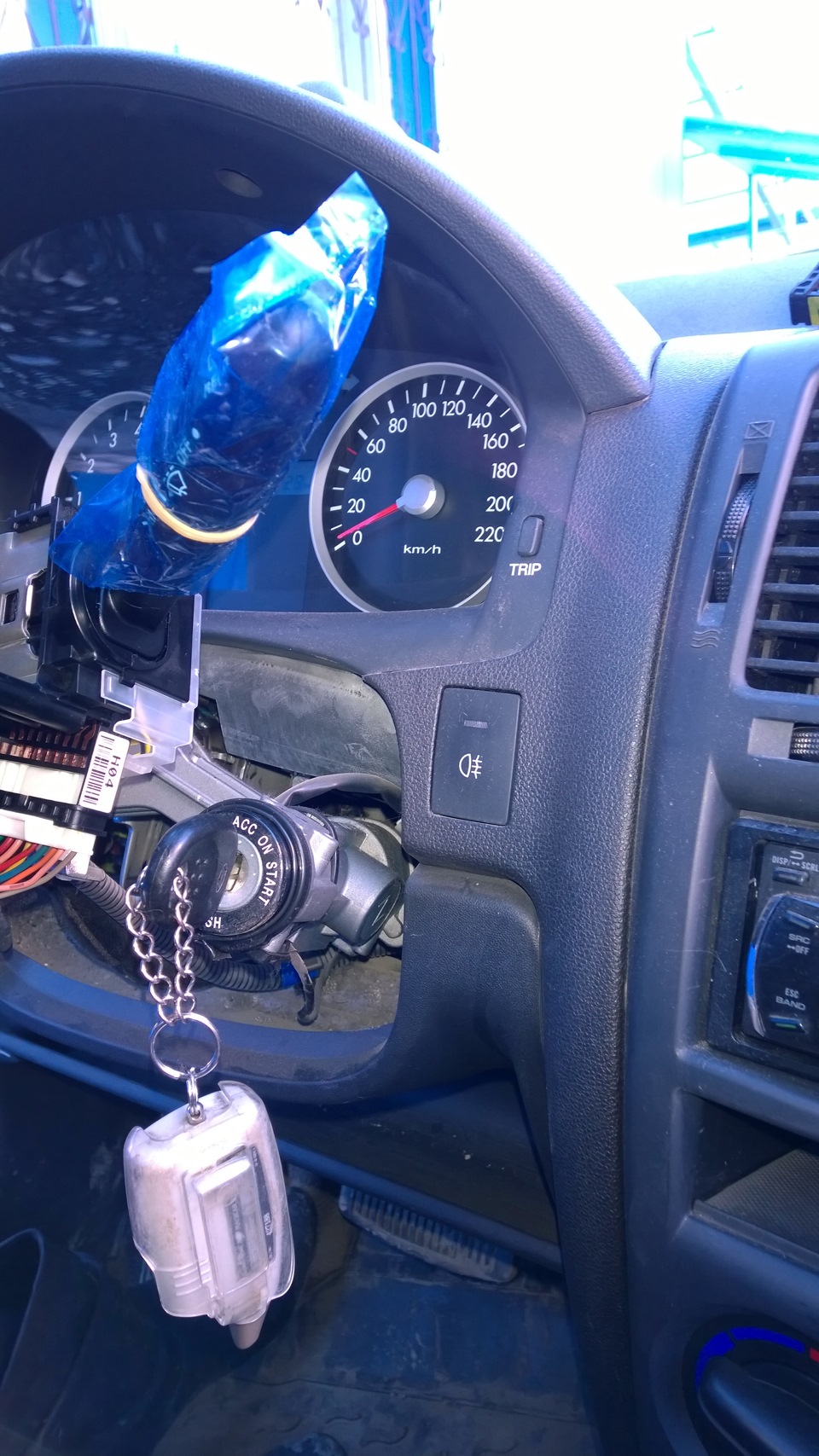 Вот и я получила свой подрулевой переключатель))) — Hyundai Getz, 1,4 л ...