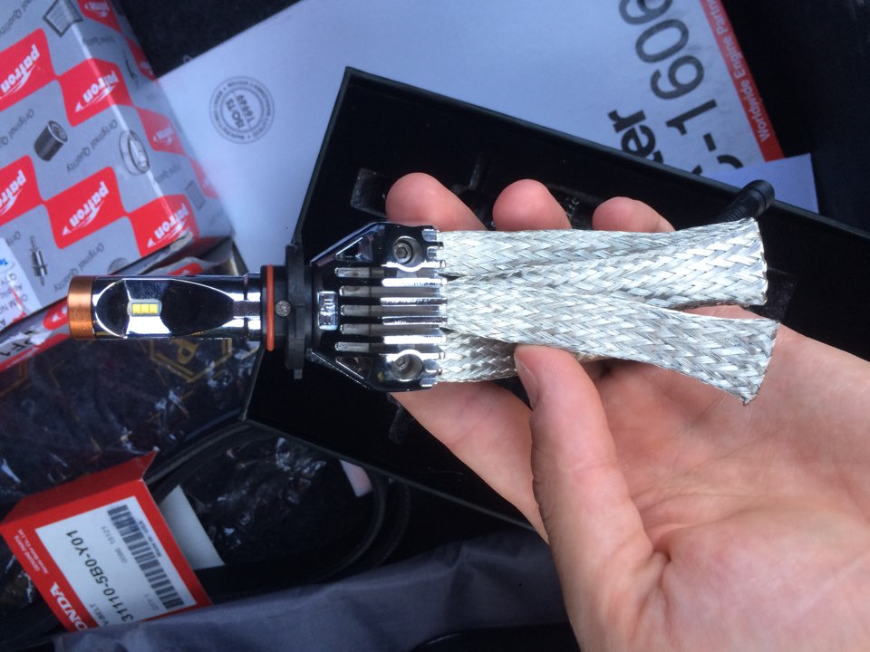 Диоды в дальний свет — Honda Accord (9G), 2,4 л, 2013 года | тюнинг ...