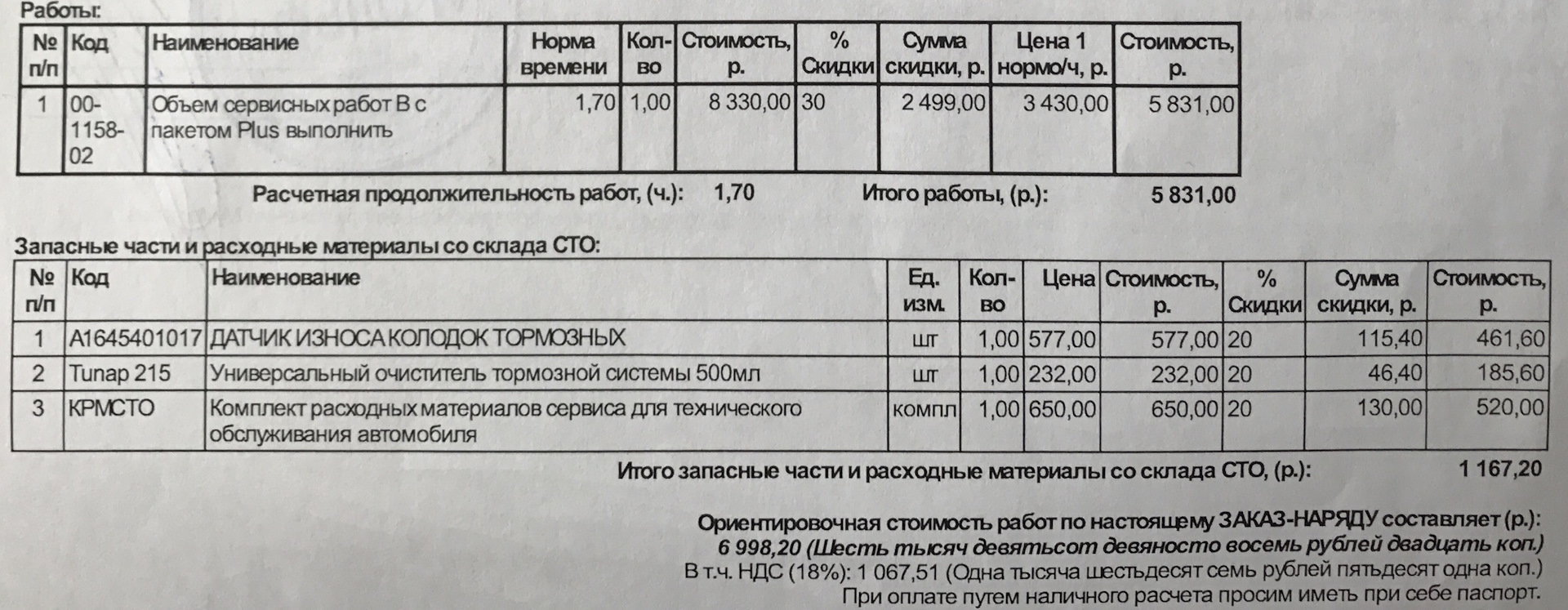 ТО — B1. ШОК. — Mercedes-Benz M Class (W166), 3 л, 2014 года | плановое ТО  | DRIVE2