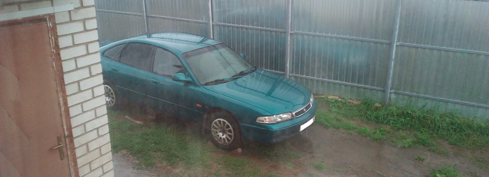 Замена пружины — Mazda 626 IV (GE), 1,8 л, 1996 года | своими руками ...