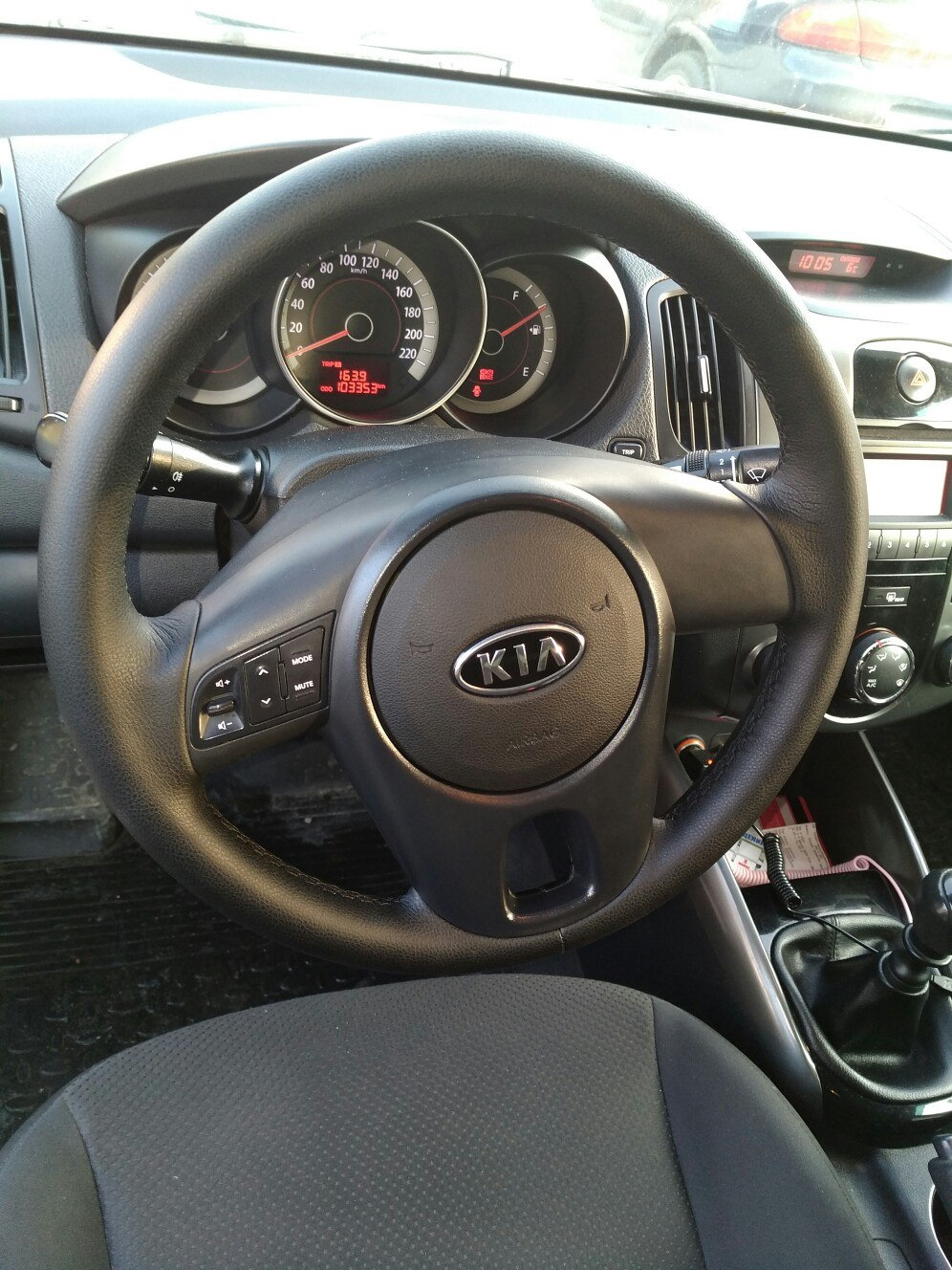 Как снять руль на киа церато 2 Перешил руль в кожу - KIA Cerato (2G), 1,6 л, 2011 года тюнинг DRIVE2