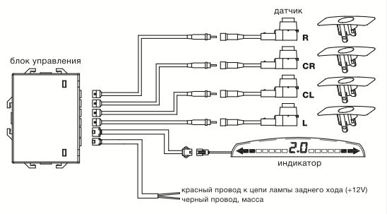 Паркмастер парктроник схема