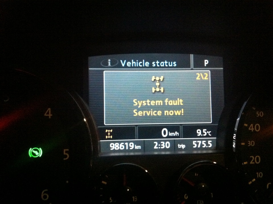 System fault workshop. System fault workshop