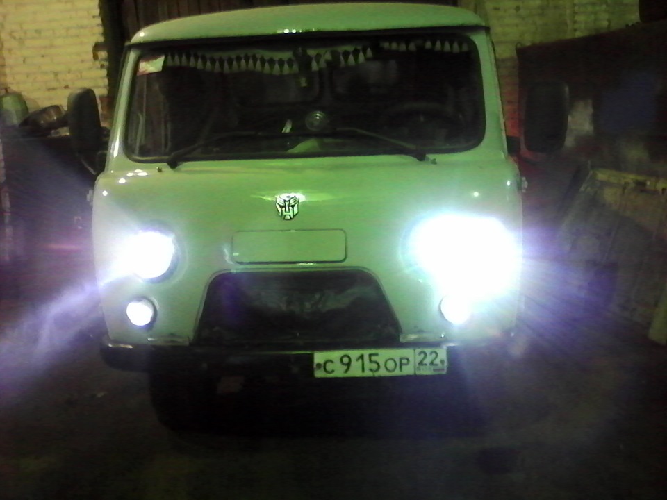 биксенон на уазке — УАЗ 3303, 2,9 л, 1994 года | тюнинг | DRIVE2