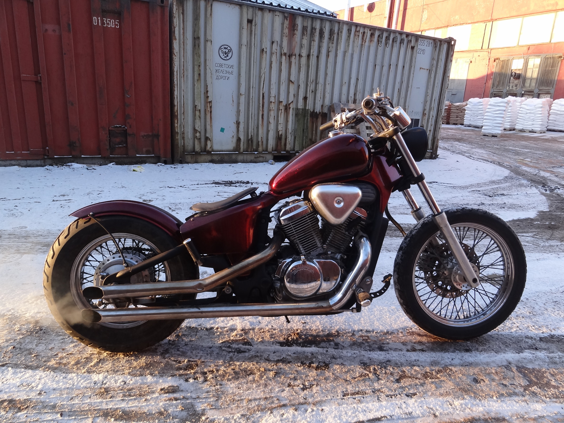 Honda Steed Bobber кастом