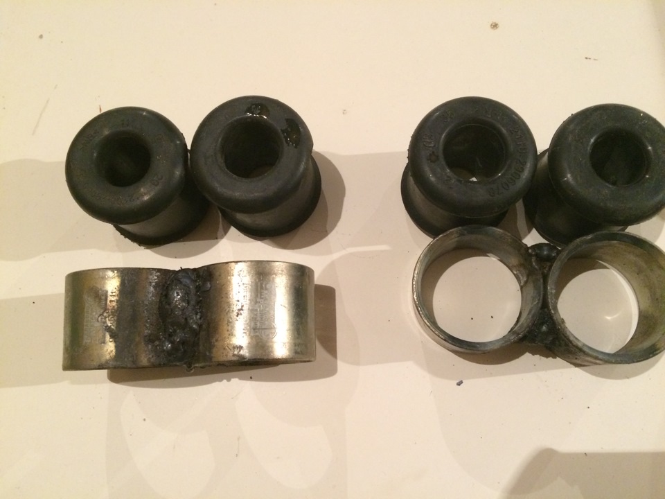 Установка двойного стабилизатора поперечной устойчивости на рычаги ...