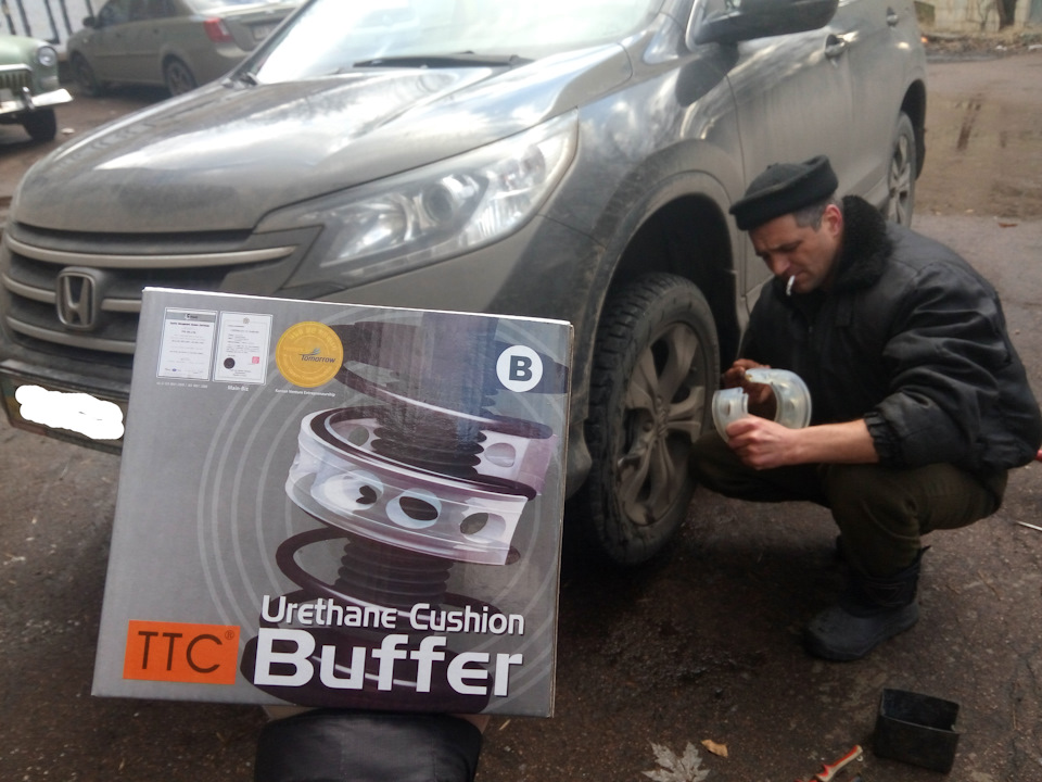 Баферы ТТС на Honda CRV — АВТОБАФЕРЫ ТТС УКРАИНА на DRIVE2