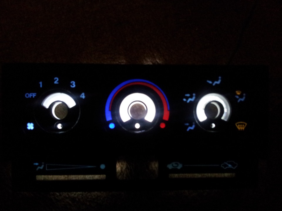 Панель приборов, климат за одно и габариты с подсветкой номера! — Honda ...