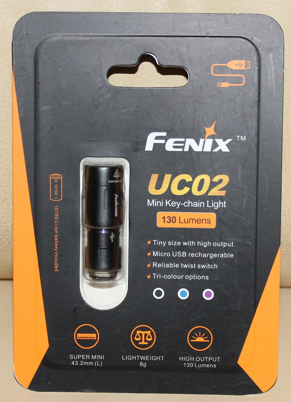 Фонарь-наключник Fenix UC02 — DRIVE2