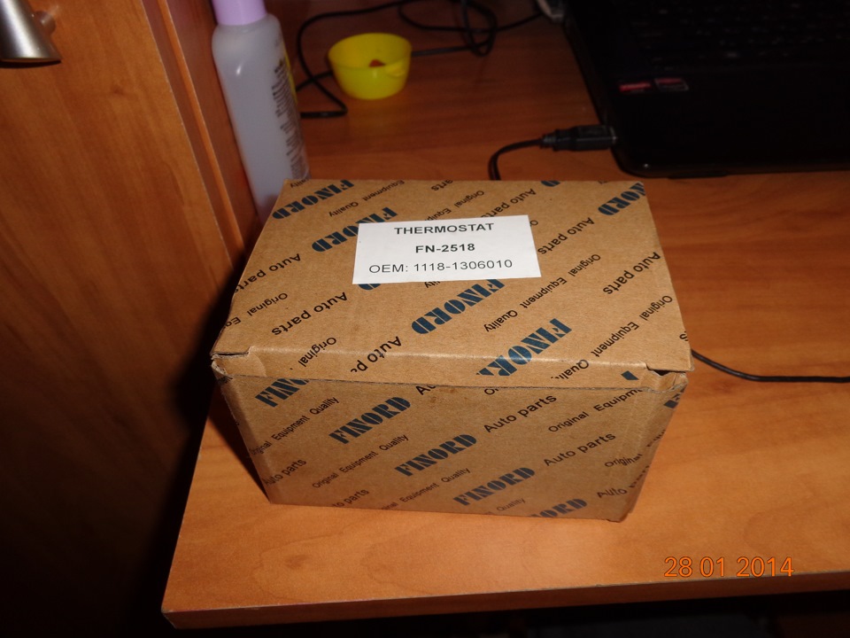 термостат — Lada Калина Хэтчбек (1G), 1,6 л, 2008 года | своими руками ...