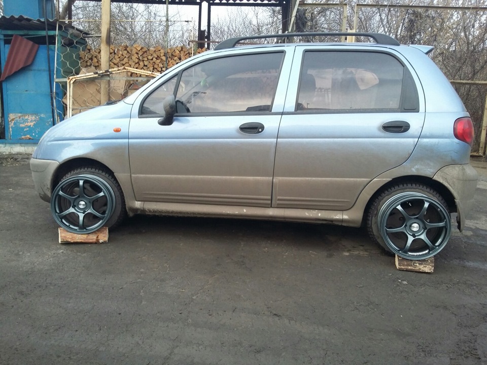 Daewoo Matiz на КРУТЫХ дисках