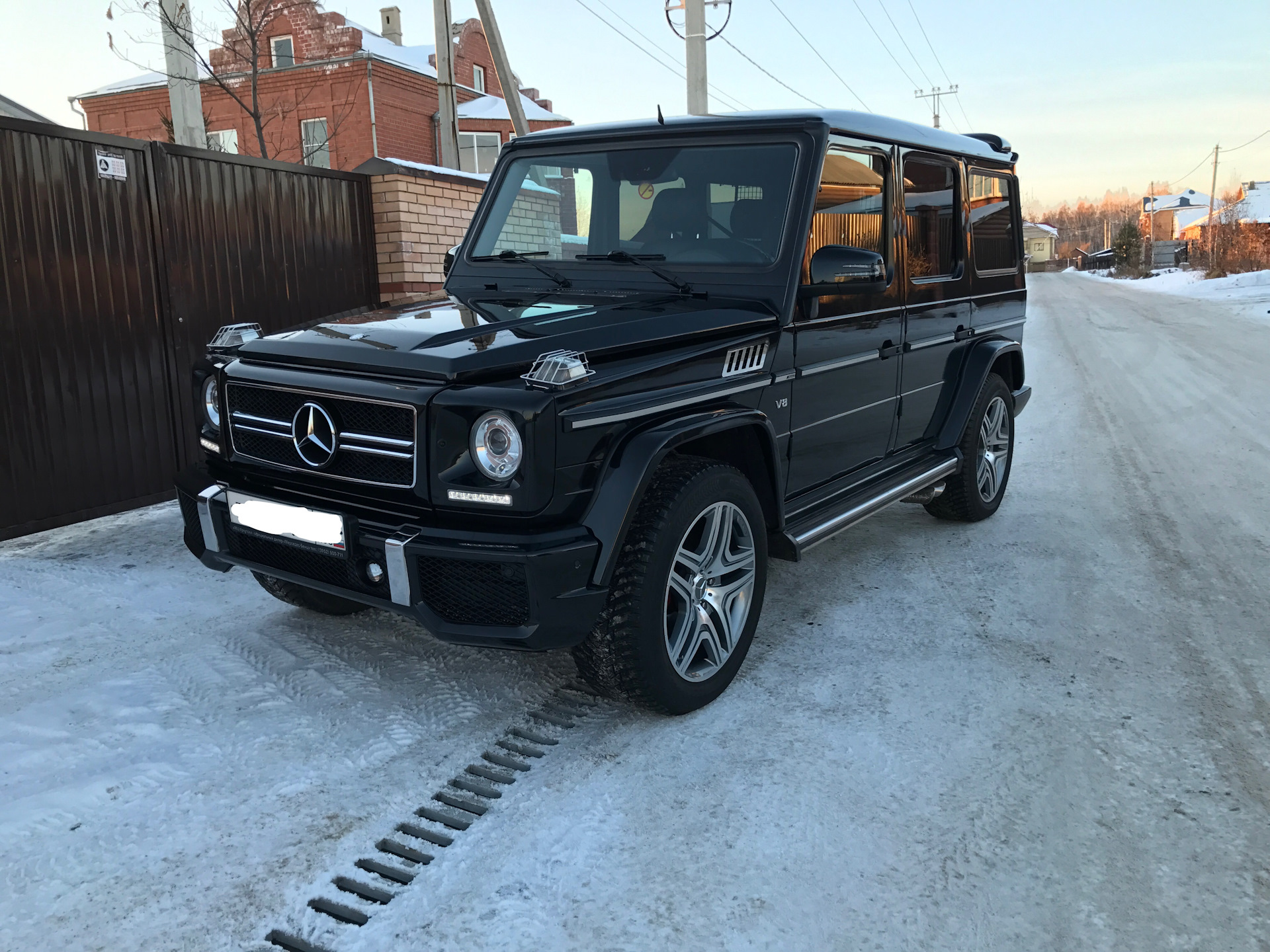 Mercedes Benz g55 AMG зима