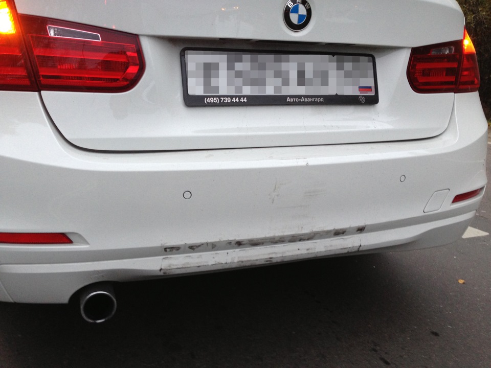 Легкое ДТП и "РЕМОНТ" своими руками — BMW 3 series (F30), 2 л, 2013 ...
