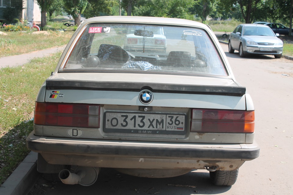 Лип спойлер Alpina — BMW 3 series (E30), 2,5 л, 1985 года | тюнинг | DRIVE2