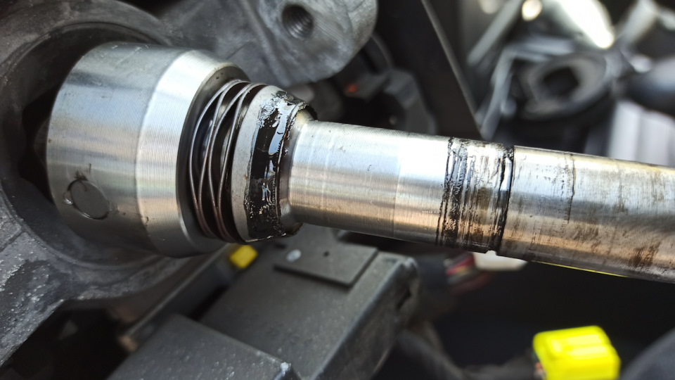 Устранение люфта рулевой колонки. — Jeep Grand Cherokee (WJ), 4 л, 2004 ...