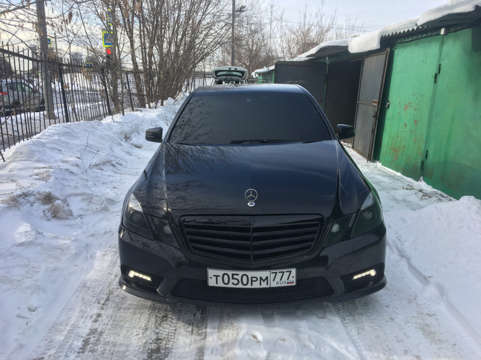 Mercedes w212 матовая пленка