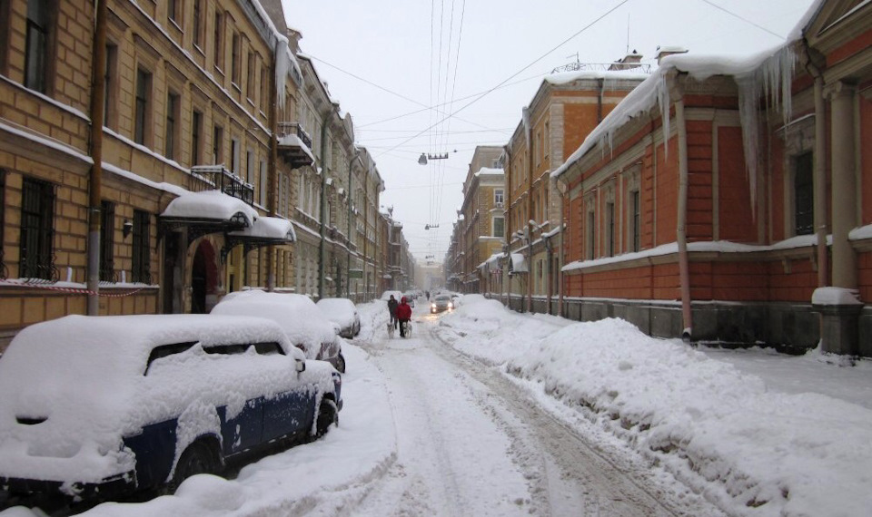 Улицы санкт петербурга зимой