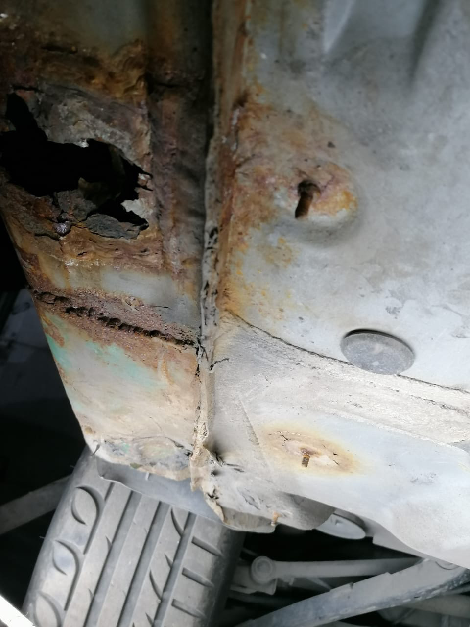 Замена порогов и антикор днища — Mercedes-Benz S-Class (W220), 3,2 л ...