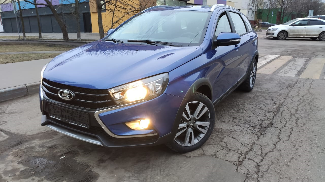 Lada Vesta Cross седан блюз