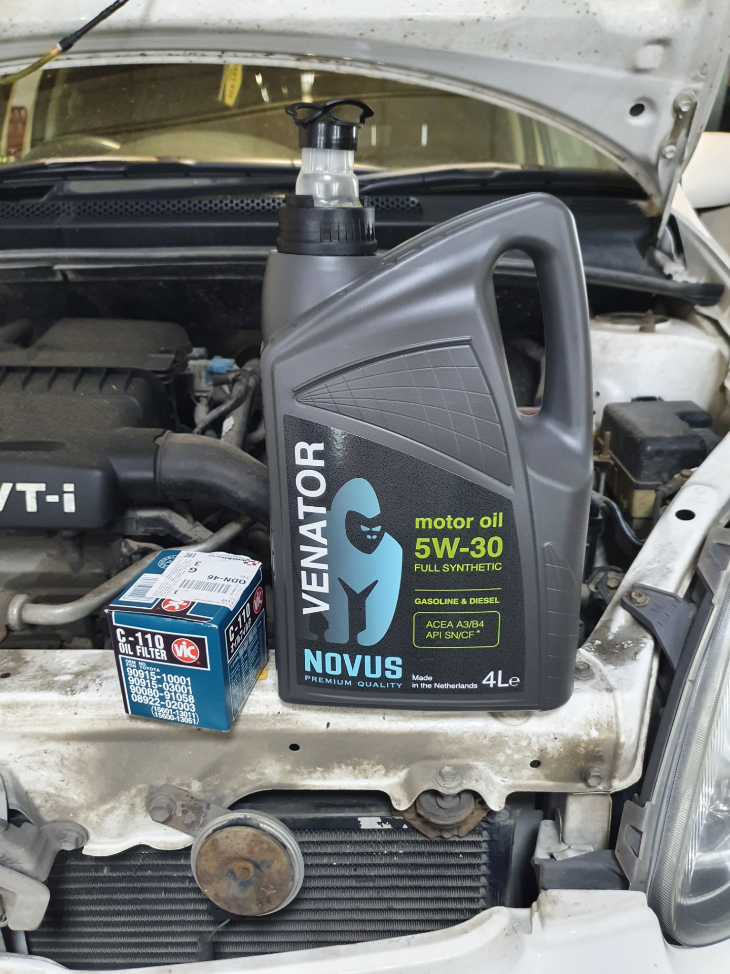 ТО+щелчки при повороте руля — Toyota Vitz (10), 1 л, 2004 года ...